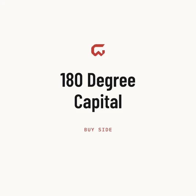 Buy side: 180 Degree Capital