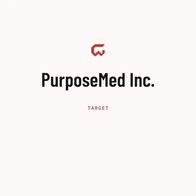 Target: PurposeMed Inc.