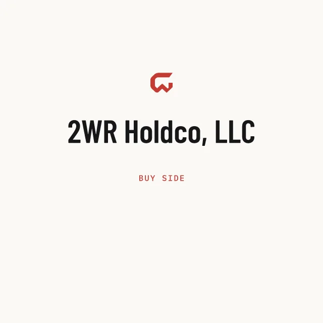 Buy side: 2WR Holdco, LLC