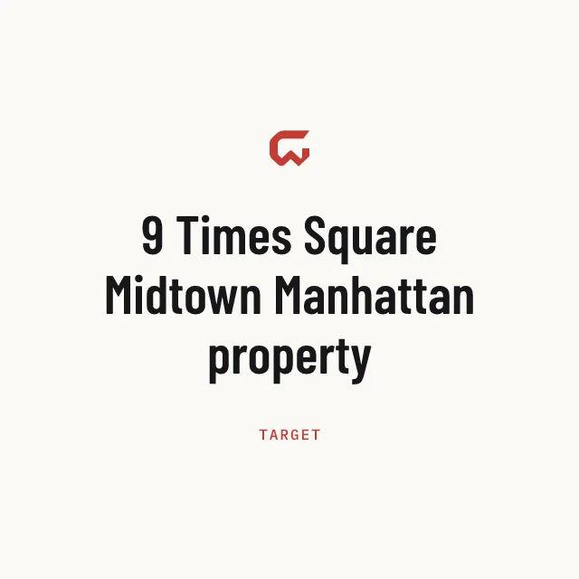 Target: 9 Times Square Midtown Manhattan property