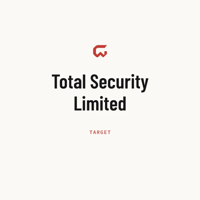 Target: Total Security Limited