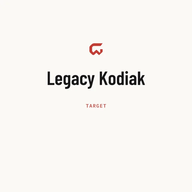 Target: Legacy Kodiak