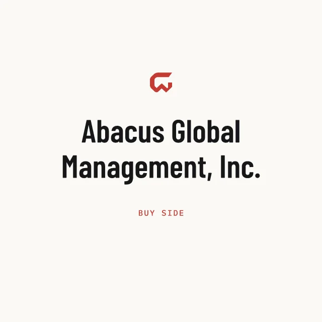 Buy side: Abacus Global Management, Inc.