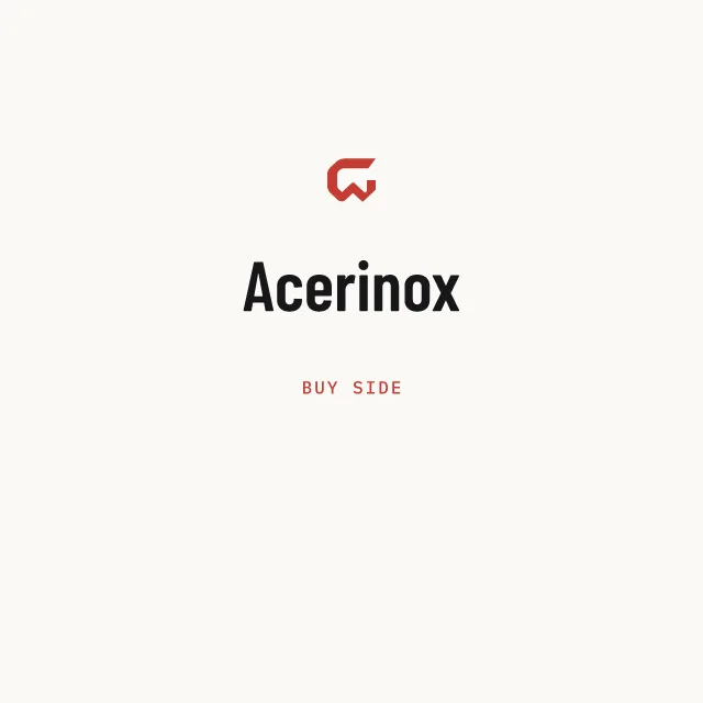 Buy side: Acerinox