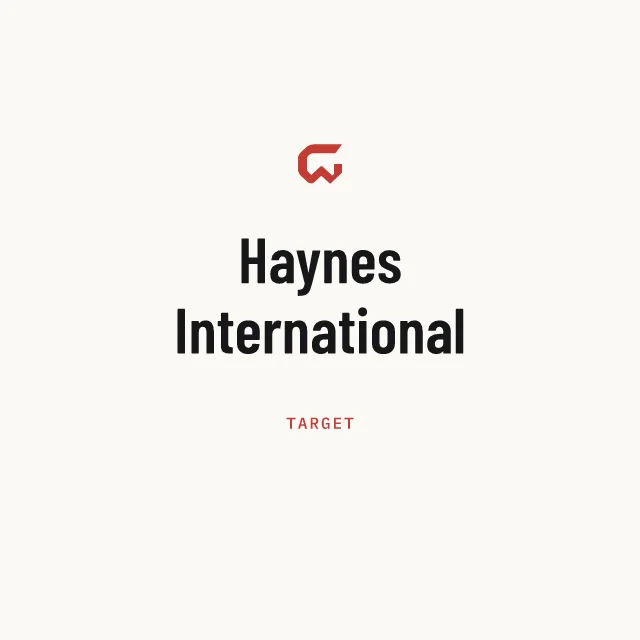 Target: Haynes International