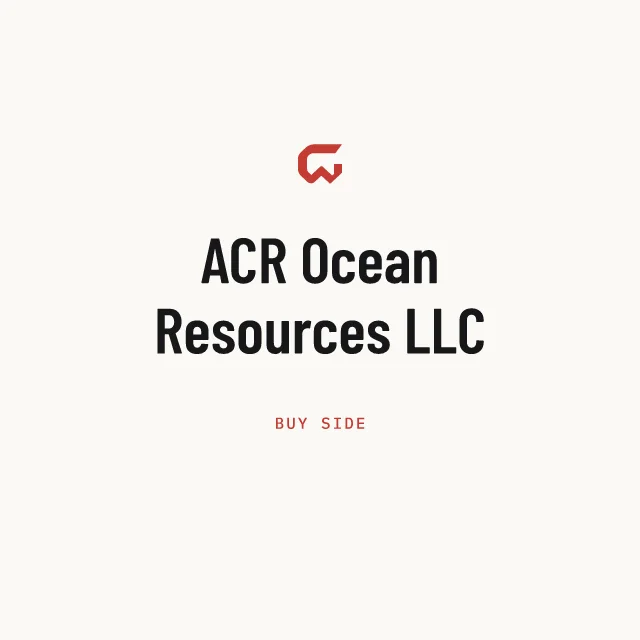 Buy side: ACR Ocean Resources LLC