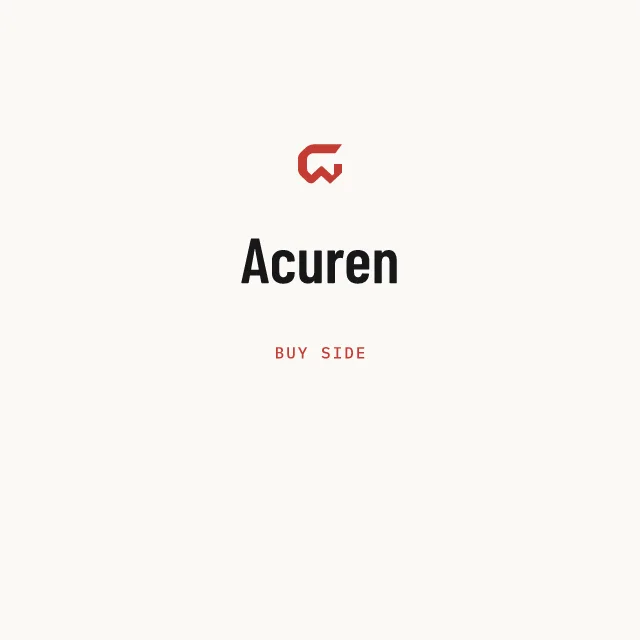 Buy side: Acuren