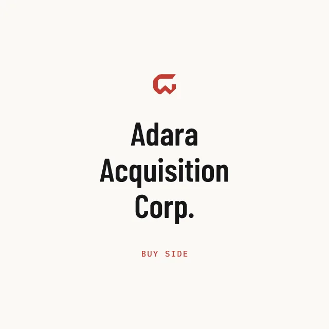Buy side: Adara Acquisition Corp.
