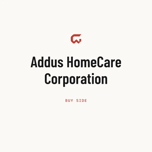 Buy side: Addus HomeCare Corporation
