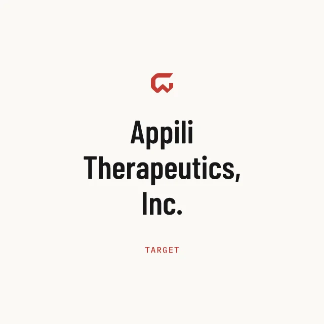 Target: Appili Therapeutics, Inc.