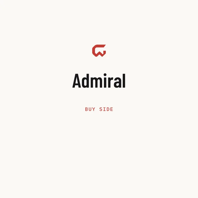 Buy side: Admiral