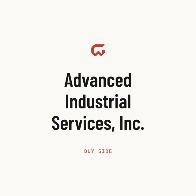 Buy side: Advanced Industrial Services, Inc.