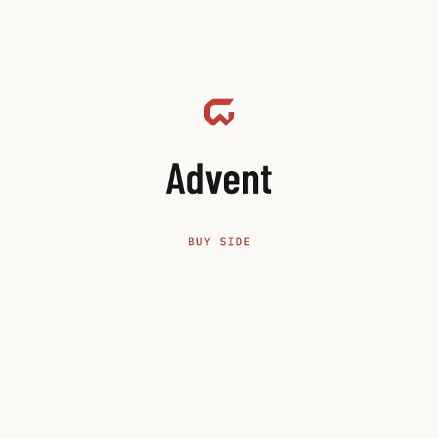 Buy side: Advent