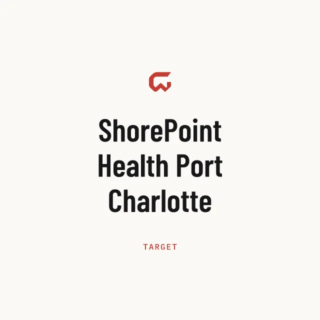 Target: ShorePoint Health Port Charlotte