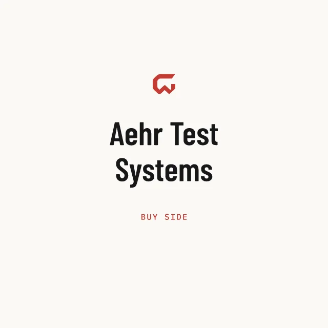 Buy side: Aehr Test Systems