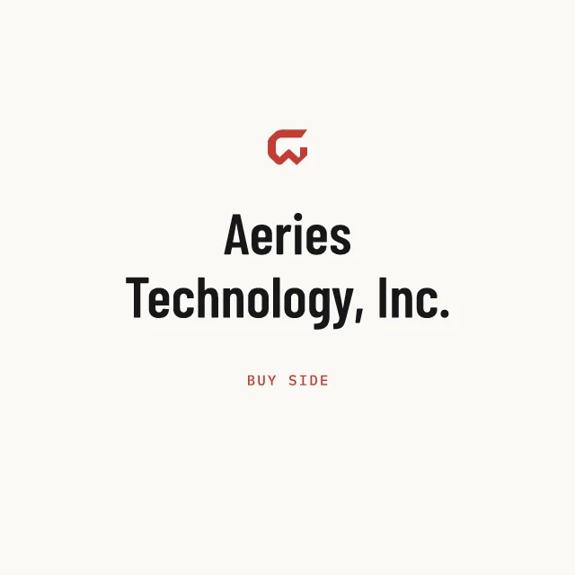 Buy side: Aeries Technology, Inc.
