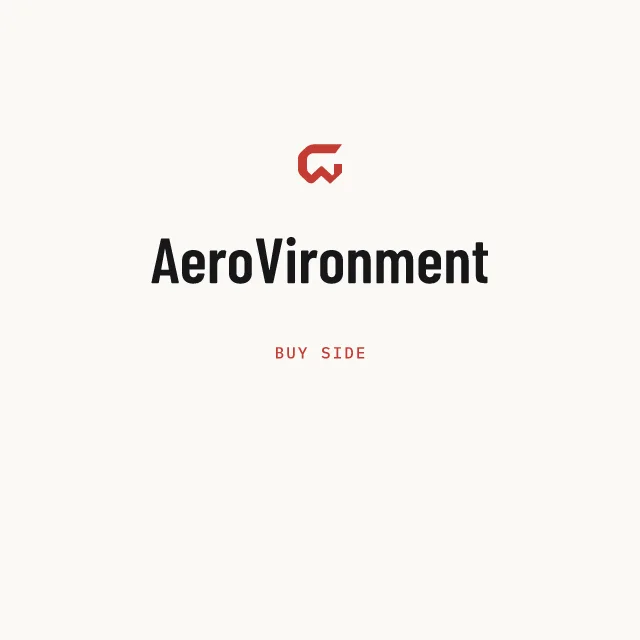 Buy side: AeroVironment