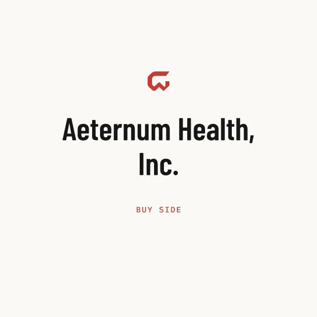 Buy side: Aeternum Health, Inc.