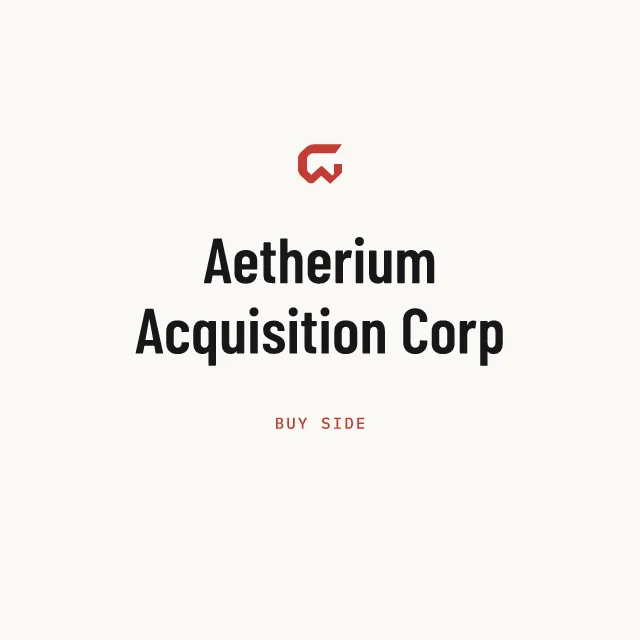 Buy side: Aetherium Acquisition Corp