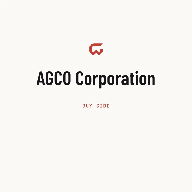 Buy side: AGCO Corporation