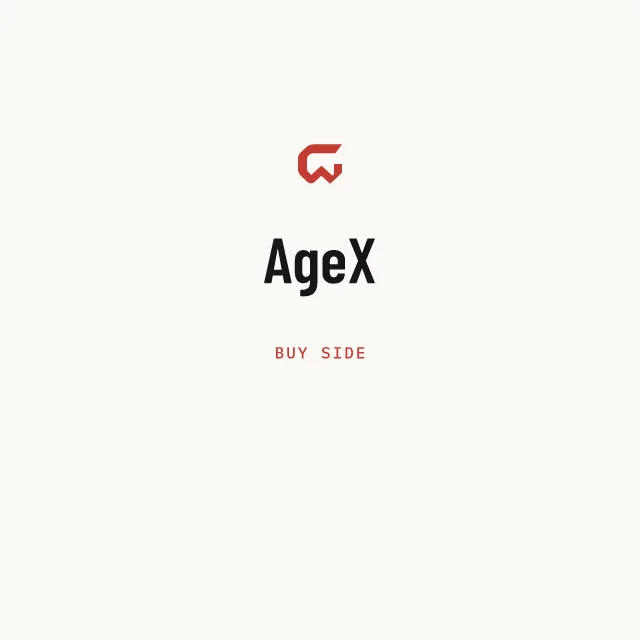 Buy side: AgeX