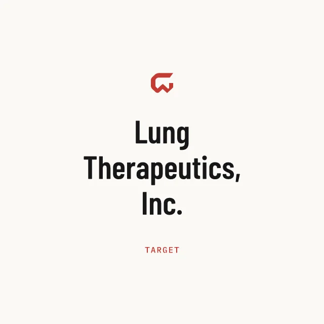 Target: Lung Therapeutics, Inc.