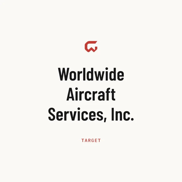 Target: Worldwide Aircraft Services, Inc.