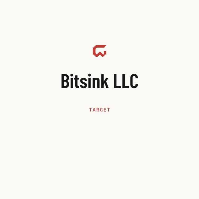Target: Bitsink LLC