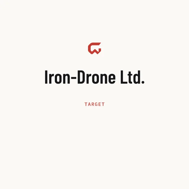 Target: Iron-Drone Ltd.