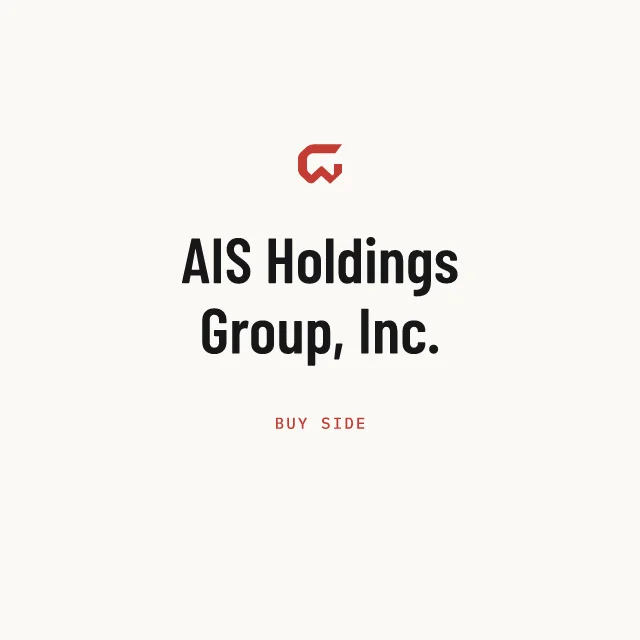 Buy side: AIS Holdings Group, Inc.