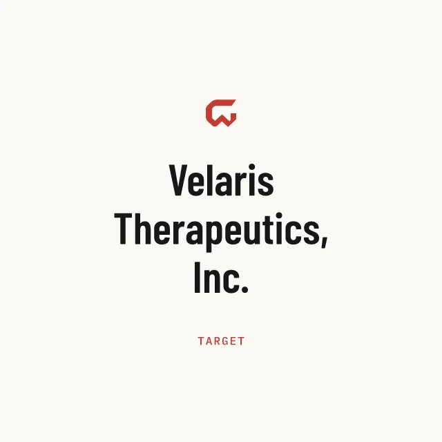 Target: Velaris Therapeutics, Inc.
