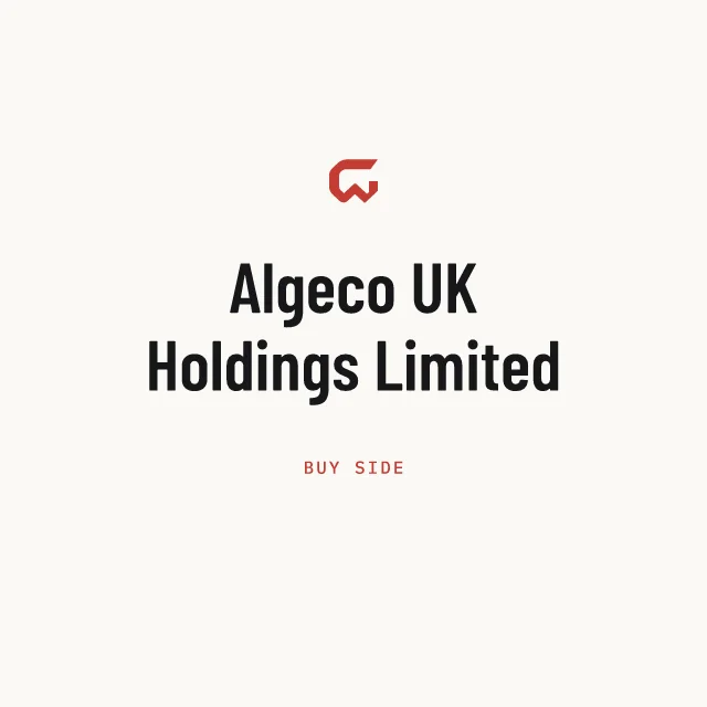Buy side: Algeco UK Holdings Limited
