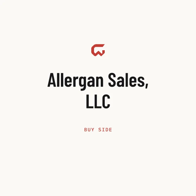 Buy side: Allergan Sales, LLC