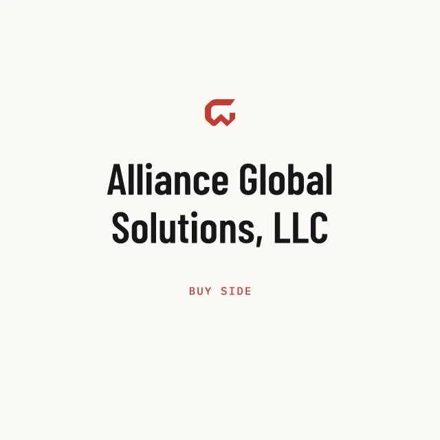 Buy side: Alliance Global Solutions, LLC
