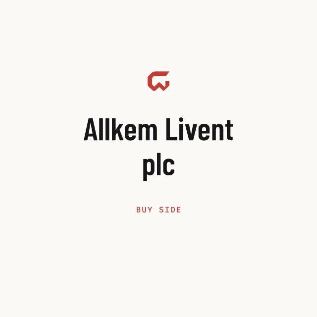 Buy side: Allkem Livent plc