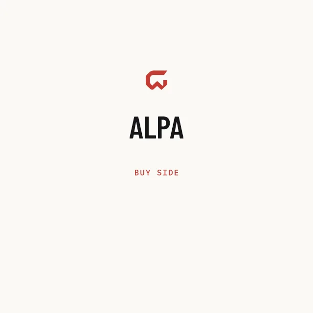 Buy side: ALPA