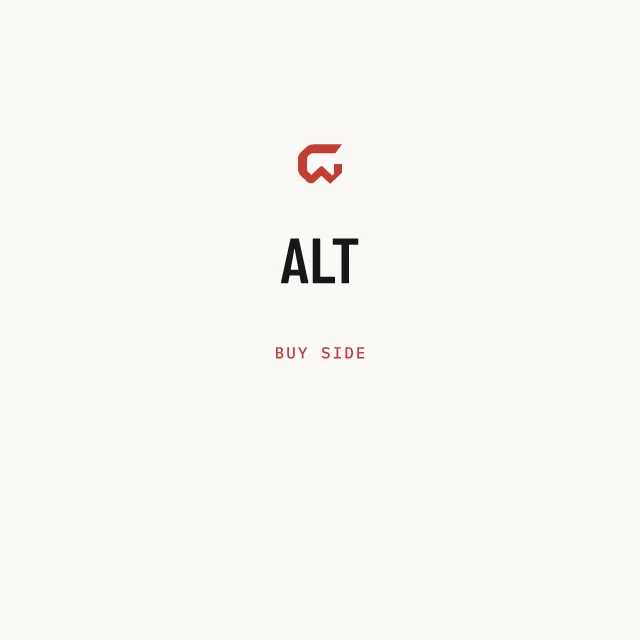 Buy side: ALT