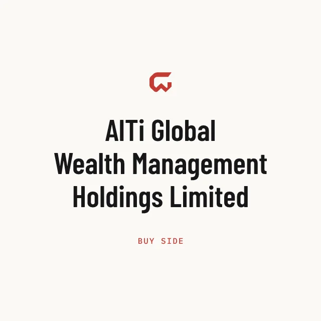 Buy side: AlTi Global Wealth Management Holdings Limited