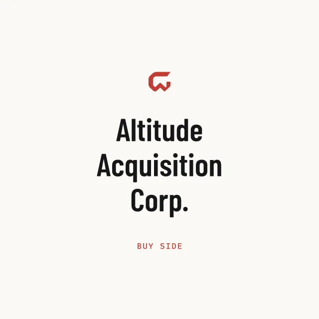 Buy side: Altitude Acquisition Corp.