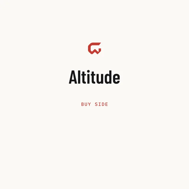 Buy side: Altitude