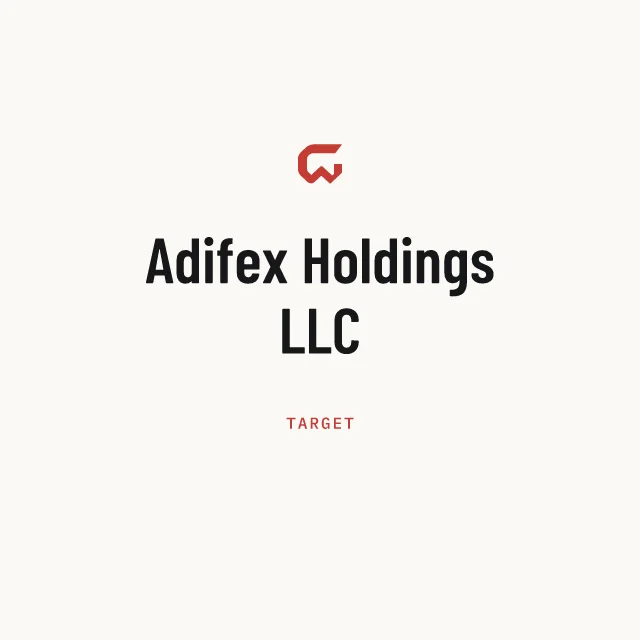 Target: Adifex Holdings LLC
