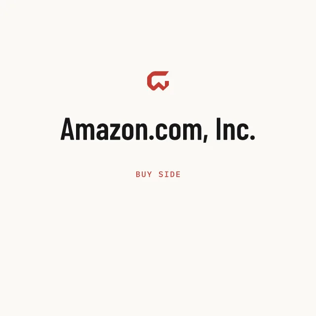 Buy side: Amazon.com, Inc.