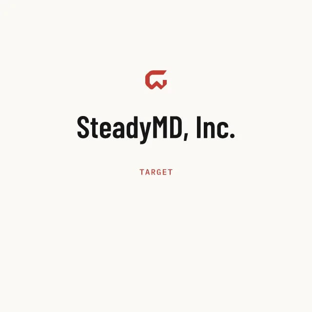 Target: SteadyMD, Inc.