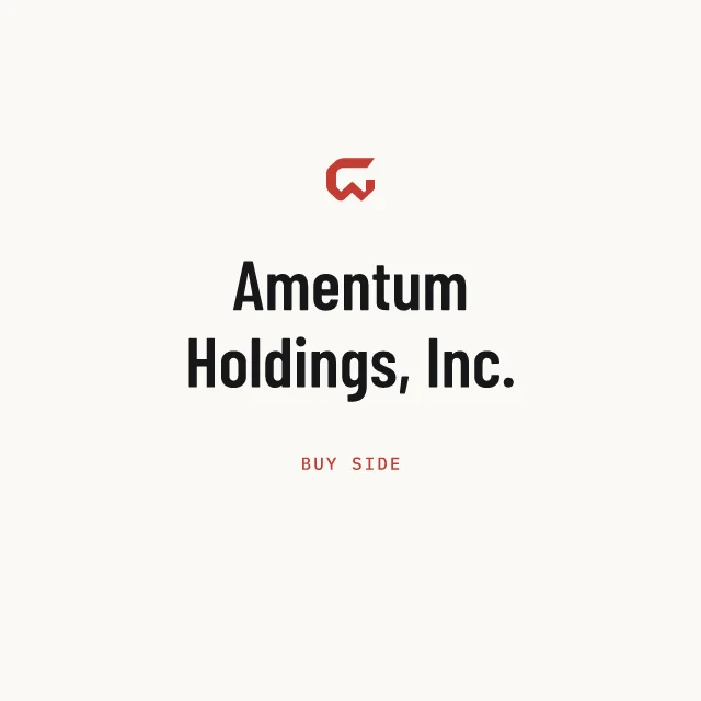 Buy side: Amentum Holdings, Inc.