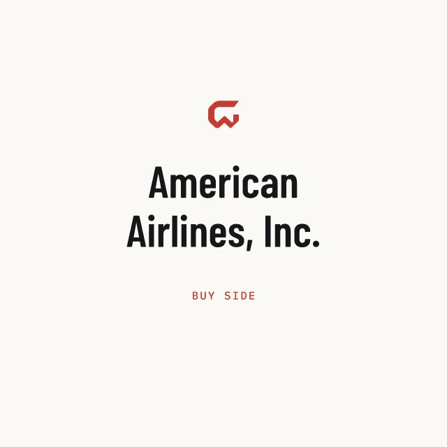 Buy side: American Airlines, Inc.