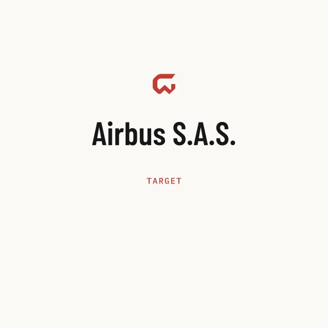Target: Airbus S.A.S.