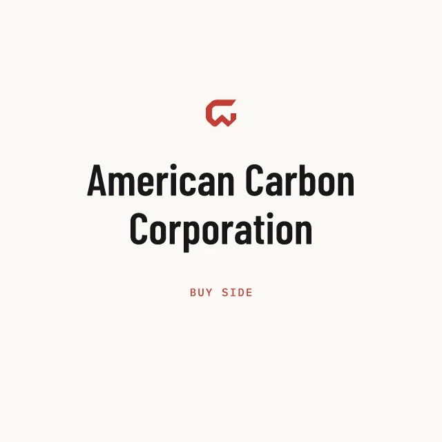 Buy side: American Carbon Corporation