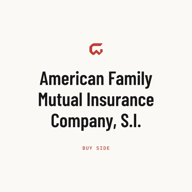 Buy side: American Family Mutual Insurance Company, S.I.