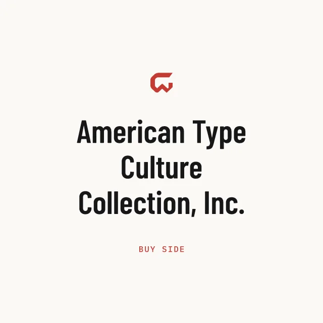 Buy side: American Type Culture Collection, Inc.