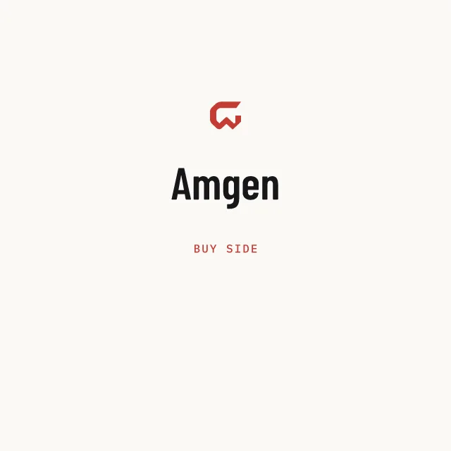 Buy side: Amgen